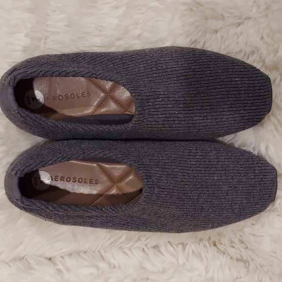 Aerosoles EUC Grey Size 7 Flats - Picture 2 of 4